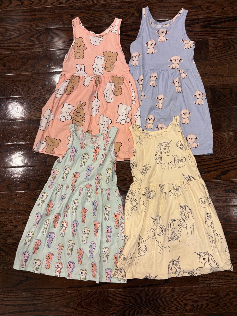 H&M Girls'  Print Summer Dresses - sz 6x-7